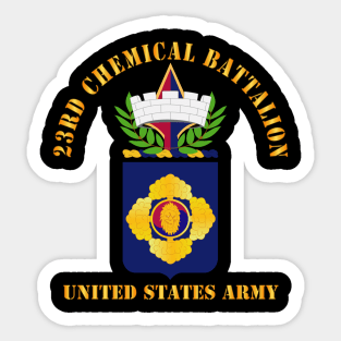 23rd Chemical Bn - US Army - COA Sticker